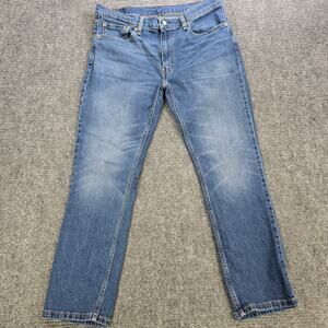 Levi's 511 Jeans Mens 34x28 Blue Slim Straight Stretch